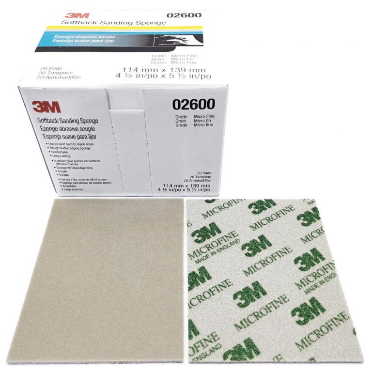 3M™ Softback Sanding Sponge, 139mm x 114mm, Microfine Abrasives Cavo Yachting