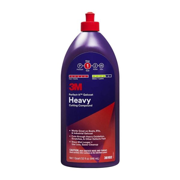 3M™ Perfect-It™ Gelcoat Heavy Cutting Compound, 946ml Polishing Products Cavo Yachting