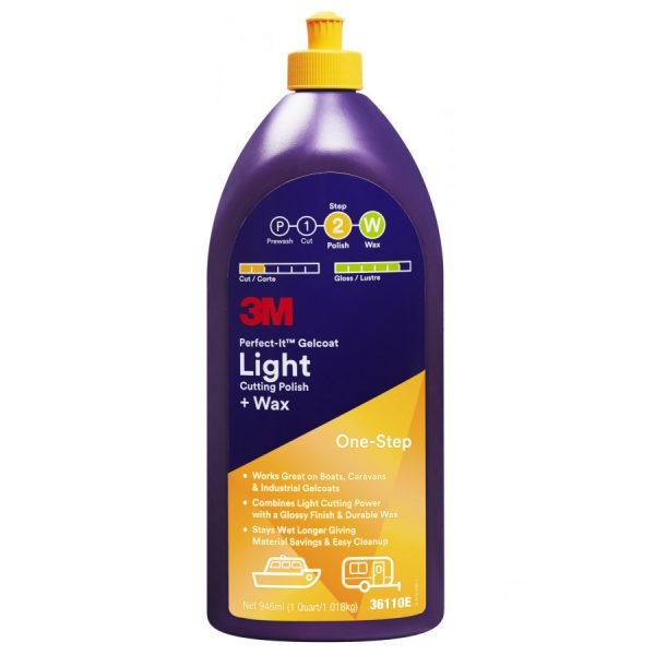 3M™ Perfect-It™ Gelcoat Light Cutting Polish + Wax, 946 ml Polishing Products Cavo Yachting