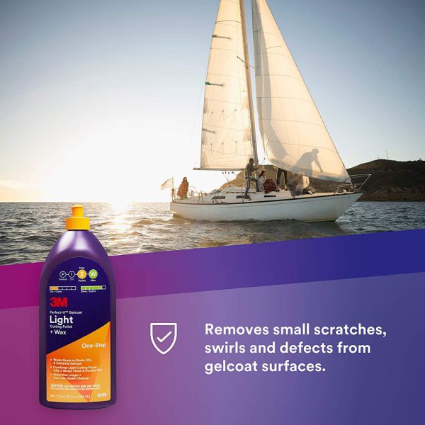 3M™ Perfect-It™ Gelcoat Light Cutting Polish + Wax, 946 ml Polishing Products Cavo Yachting