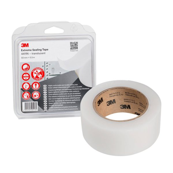 3M™ Extreme Sealing Tape 4411, Transculent Masking Tapes Cavo Yachting