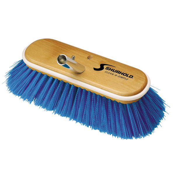 Shurhold 975 Extra Soft Deck Brush 10”, Blue Brushes, Mops & Trays Cavo Yachting