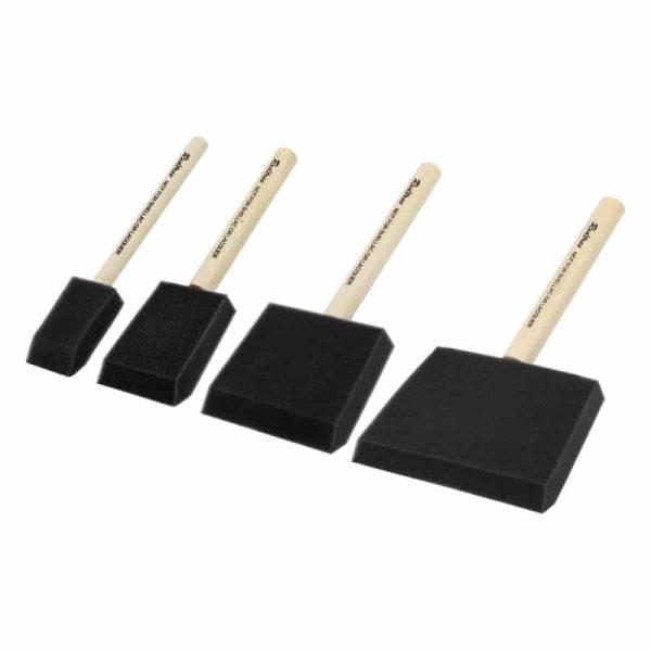Redtree Foam Brush with Wood Handle Paint Brushers, Rollers & Trays Cavo Yachting