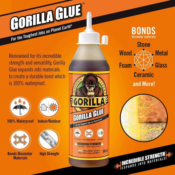 GORILLA Glue Original Fillers, Resins & Gelcoats Cavo Yachting