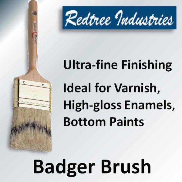 Redtree Badger Paint Brush Paint Brushers, Rollers & Trays Cavo Yachting