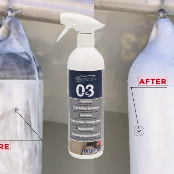 Nautic Clean 03 Fender Cleaner Spray, 750ml Cleaning Products Cavo Yachting