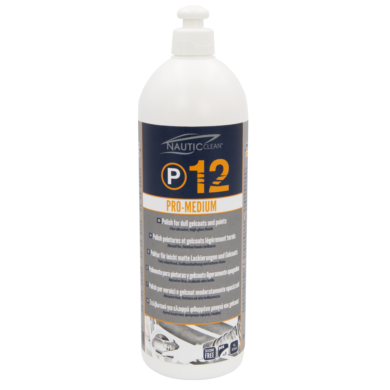 Προϊόντα Γυαλίσματος Cavo Yachting Nautic Clean 12 Γυαλιστική Αλοιφή Medium 1lt Nautic Clean 12 Γυαλιστική Αλοιφή Medium 1lt Προϊόντα Γυαλίσματος Cavo Yachting