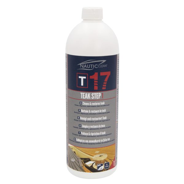 Nautic Clean 17 Teak Cleaner & Restorer Step 1 Teak Care Cavo Yachting