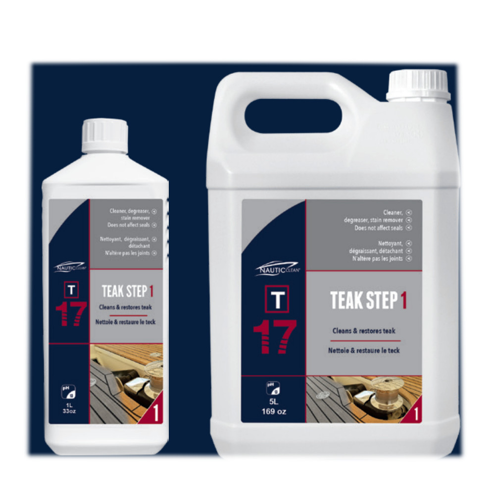 Teak Care Cavo Yachting Nautic Clean 17 Teak Cleaner & Restorer Step 1 Nautic Clean 17 Teak Cleaner & Restorer Step 1 Teak Care Cavo Yachting