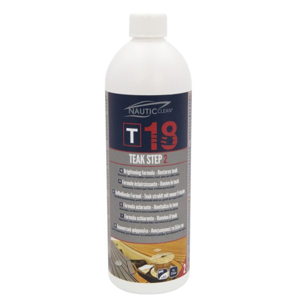 Nautic Clean 18 Teak Brightening Formula, Step 2 Teak Care Cavo Yachting