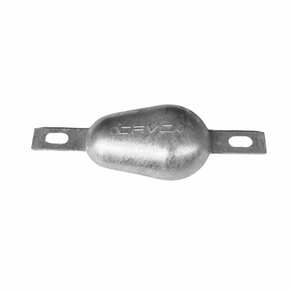 KATRADIS CAVO Weld-on Tear Anode Sloted 120x78x25mm Anodes Cavo Yachting