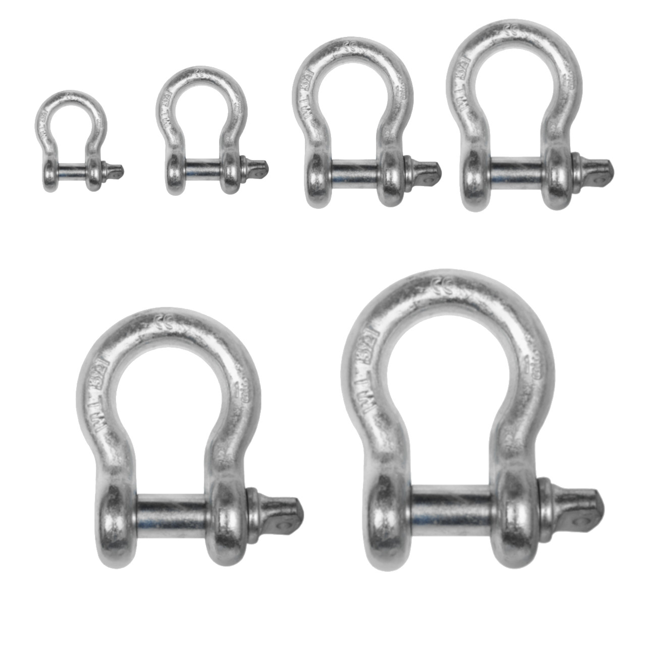 Shackles Cavo Yachting KATRADIS Bow Shackle Galvanized Alloy Steel G209 KATRADIS Bow Shackle Galvanized Alloy Steel G209 Shackles Cavo Yachting
