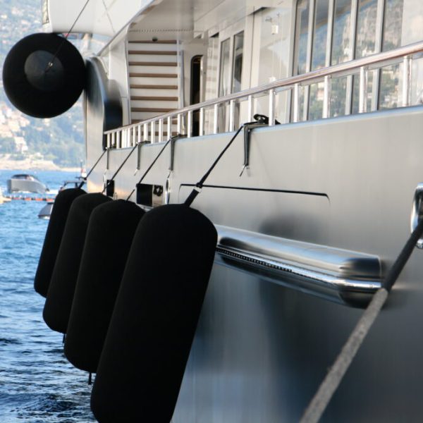 MaxiStow Fender Cover Black Fender Covers Cavo Yachting