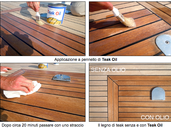 Cecchi Nautilus Teak Oil, Water Based, 1lt Teak Care Cavo Yachting