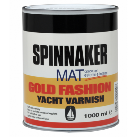 Cecchi Spinnaker Gold Fashion Mat Varnish, 1lt Teak Care Cavo Yachting