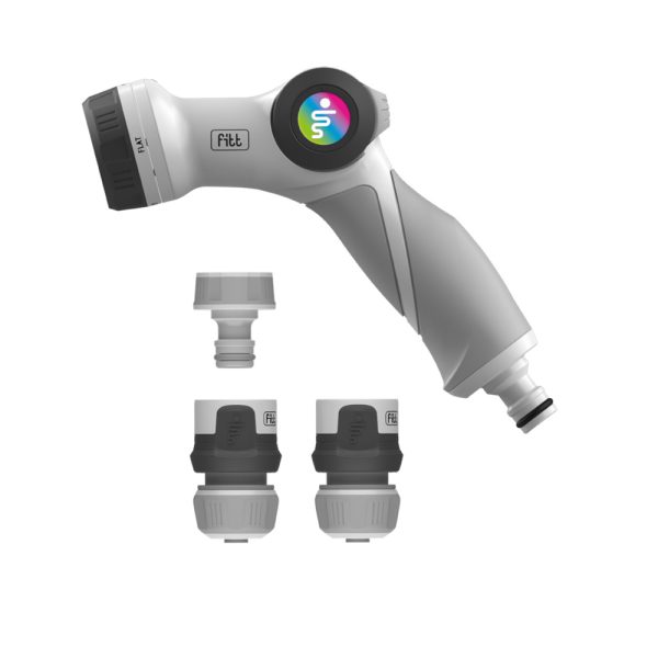 FITT NTS Set Multi-Jet Spray Gun & 2 quick connectors 3/4” Water Hoses & Fittings Cavo Yachting