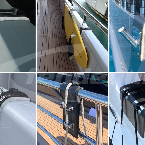 Custom Handcrafted Fender Hooks for Superyachts and Mega Yachts Fenders Cavo Yachting