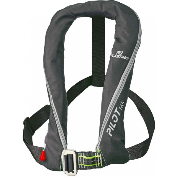 Pilot Inflatable Lifejacket 165N, Auto, Black Adult Lifejackets Cavo Yachting