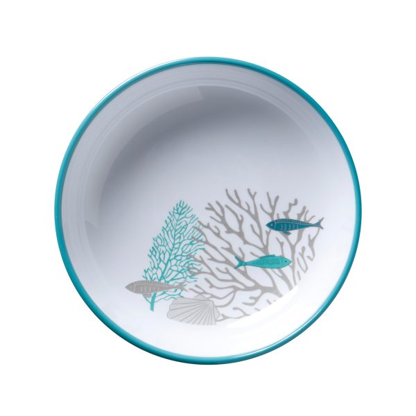 Marine Business Βαθύ Πιάτο COASTAL, Σετ 6 τμχ Πιάτα-Ποτήρια Cavo Yachting