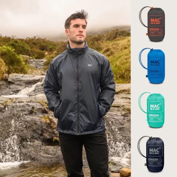 Waterproof jacket Packable Mac in a Sac Origin II Men’s Tops Cavo Yachting