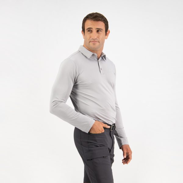 VMG Moana Men’s Polo Long Sleeves, Moisture Wicking Men’s Tops Cavo Yachting