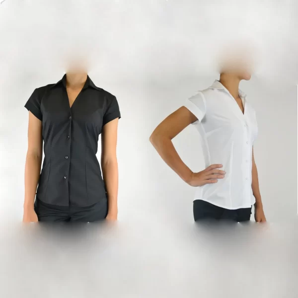 Smallwoods Cap Sleeve V-Neck Blouse Womens Tops Cavo Yachting