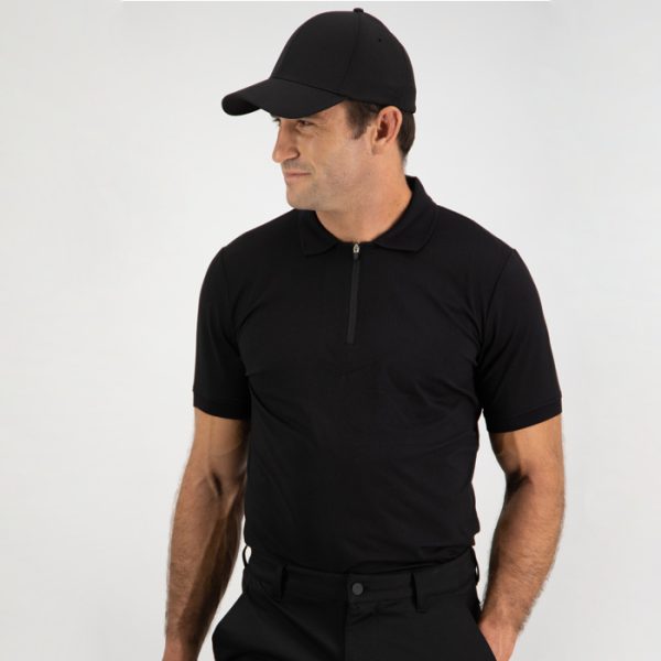 VMG Wanaka Men’s Polo with Zip, Regular Fit, Q Dry Men’s Tops Cavo Yachting
