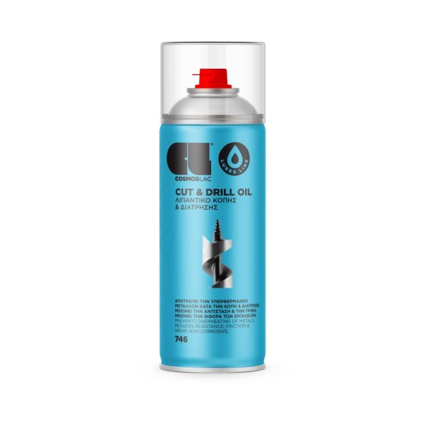Cosmos Lac Cut & Drill Oil Spray, 400ml Oils, Greases & Lubricants Cavo Yachting