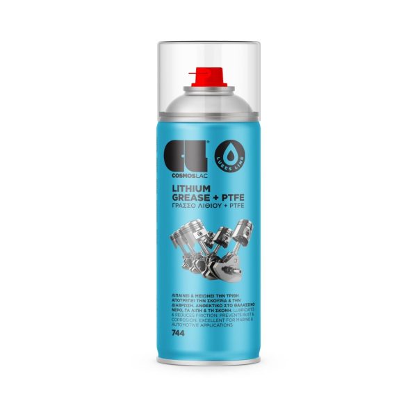 Cosmos Lac Lithium Grease+PTFE Spray, 400ml Oils, Greases & Lubricants Cavo Yachting