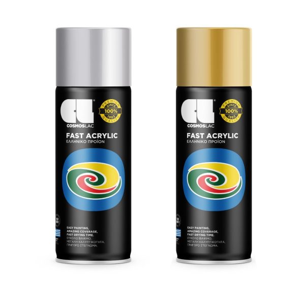 Cosmos Lac Fast Acrylic Spray, 400ml Boat Paints Cavo Yachting