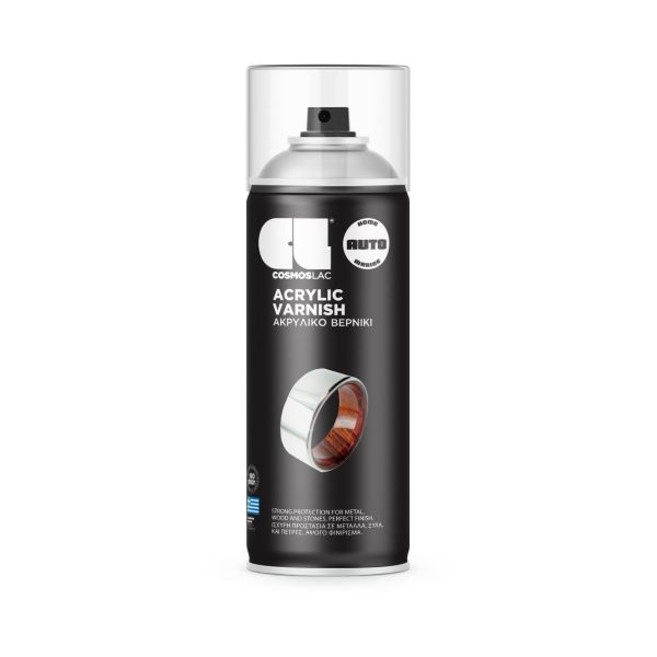 Cosmos Lac Acrylic Varnish Spray, 400ml Boat Paints Cavo Yachting