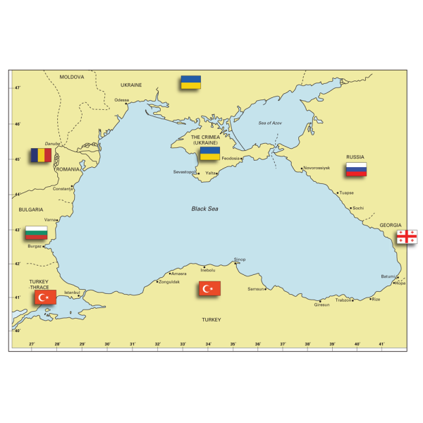 Imray The Black Sea Pilot Maps Cavo Yachting