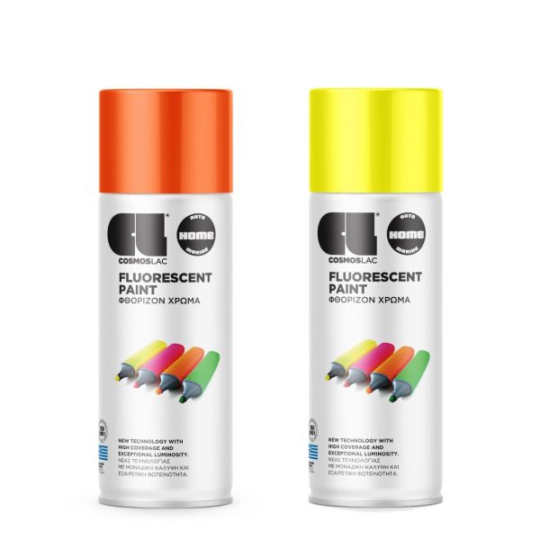 Cosmos Lac Paint Spray Fluorescent, 400ml Boat Paints Cavo Yachting