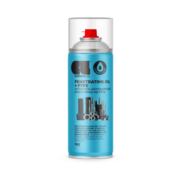 Cosmos Lac Penetrating Oil+PTFE Spray, 400ml Oils, Greases & Lubricants Cavo Yachting