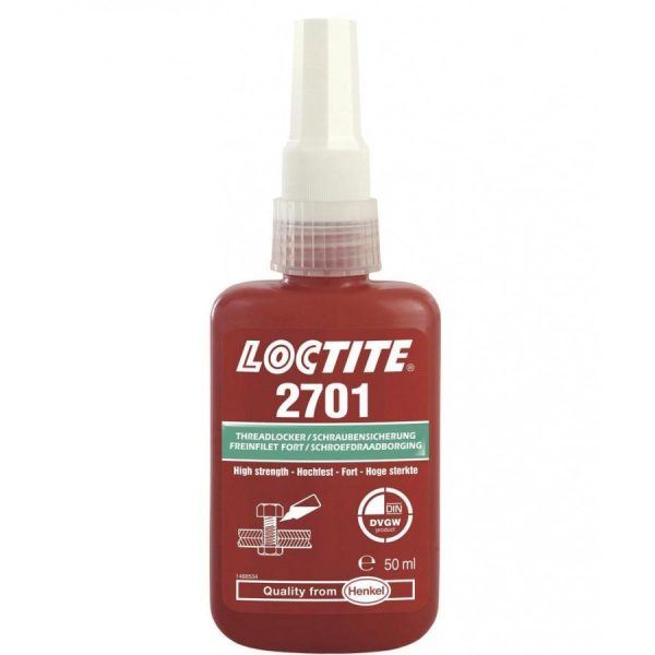 Loctite 2701 Κόλλα Σπειρωμάτων Υψηλής Αντοχής, 50ml Στόκοι, Ρητίνες & Gel Coats Cavo Yachting