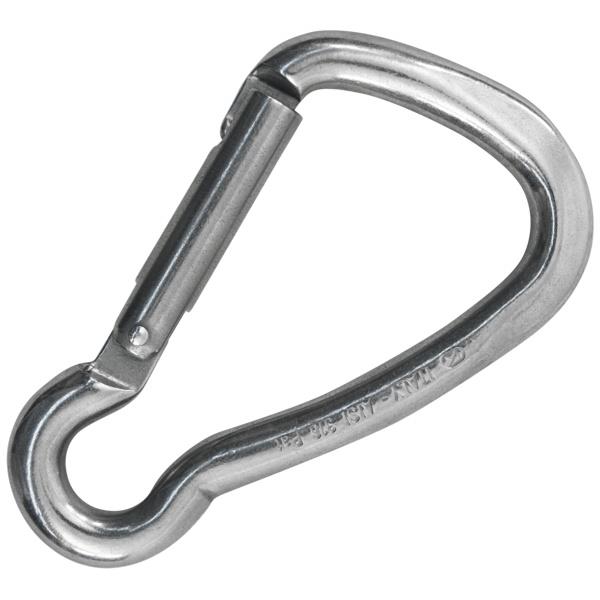 Kong Stainless Carabiner, Keyholder, Asymmetric Carabiners Cavo Yachting