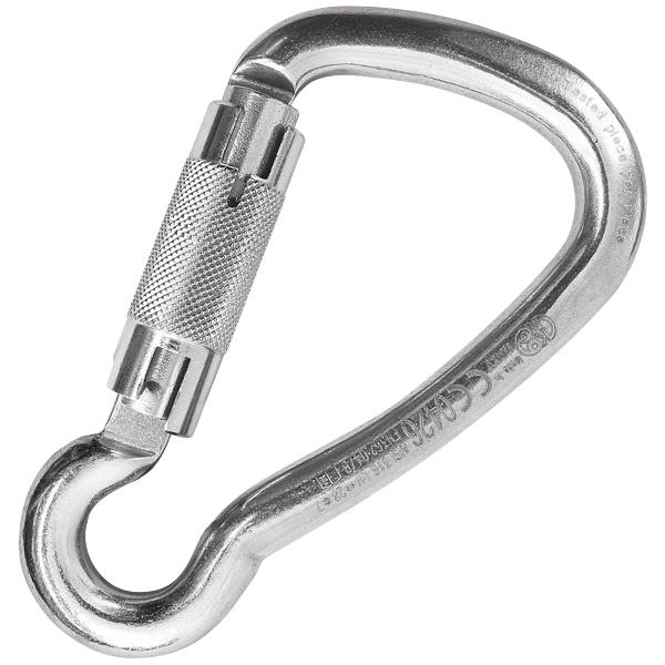 Kong Stainless Carabiner Auto Block, Asymmetric, Size 12 Carabiners Cavo Yachting