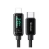 Mcdodo Cable 36W Type-C to Lightning with Digital Display, 1.2m, Black Gadgets Cavo Yachting