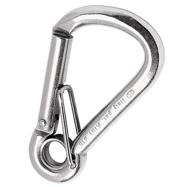 Kong Harness Safety Gate Carabiner, Stainless, Size 10 Carabiners Cavo Yachting