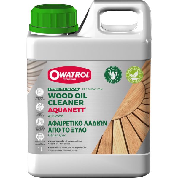 Owatrol Aquanett Wood Oil Remover, 2,5lt Teak Care Cavo Yachting