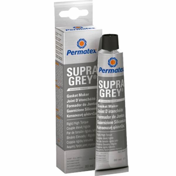Permatex 35134 Supra Grey Gasket Maker, Tube, 80ml Fillers, Resins & Gelcoats Cavo Yachting