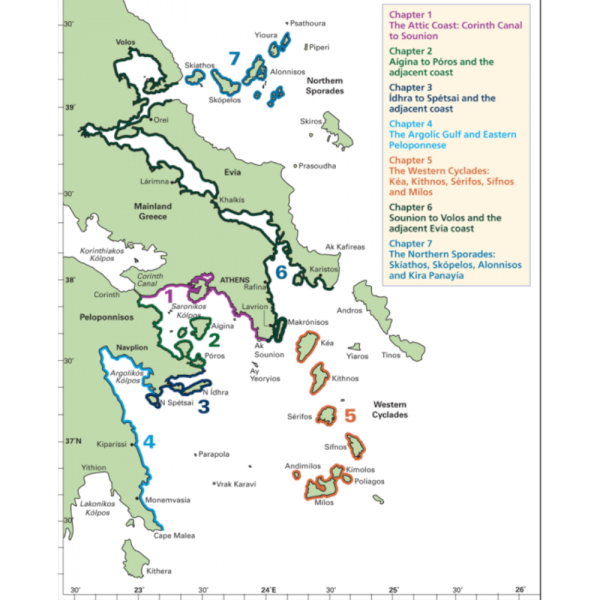 Imray West Aegean Pilot Maps Cavo Yachting