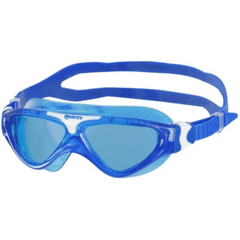 Mares Gamma Junior Snorkeling Goggles, Clear/Blue Snorkel Gear Cavo Yachting