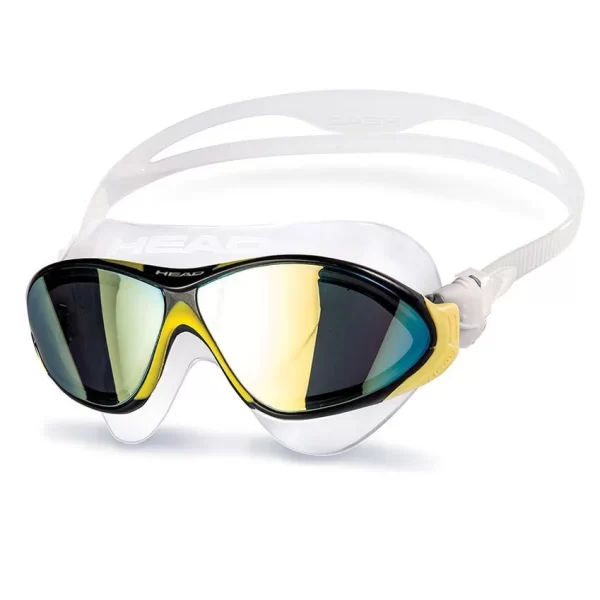Head Horizon Mirrored Swimming Goggles, Clear/Yellow/Smoke Snorkel Gear Cavo Yachting