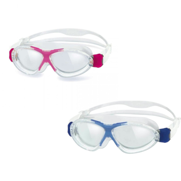 Head Monster Junior Swimming Goggles, Clear/Blue Snorkel Gear Cavo Yachting