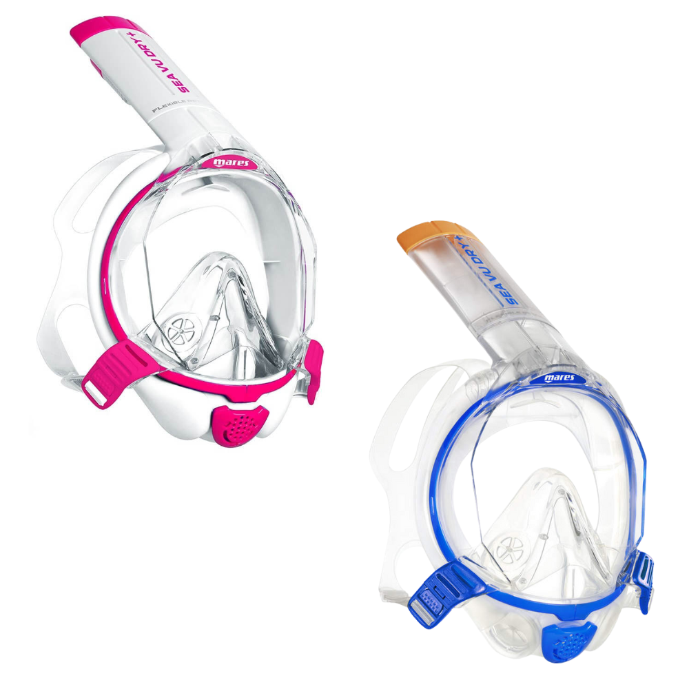 Snorkel Gear Cavo Yachting Mares Sea Vu Dry+ Snorkeling MaskFull, Face Mares Sea Vu Dry+ Snorkeling MaskFull, Face Snorkel Gear Cavo Yachting