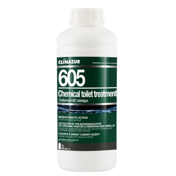 Clinazur 605 Chemical Toilet Treatment 1lt (ex.405) Cleaning Products Cavo Yachting