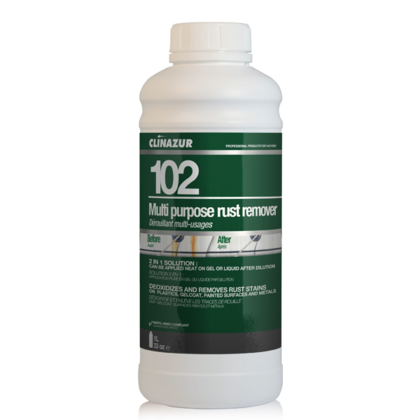 Clinazur 102 Multi Purpose Rust Remover-Αφαιρετικό Σκουριάς Καθαριστικά Cavo Yachting