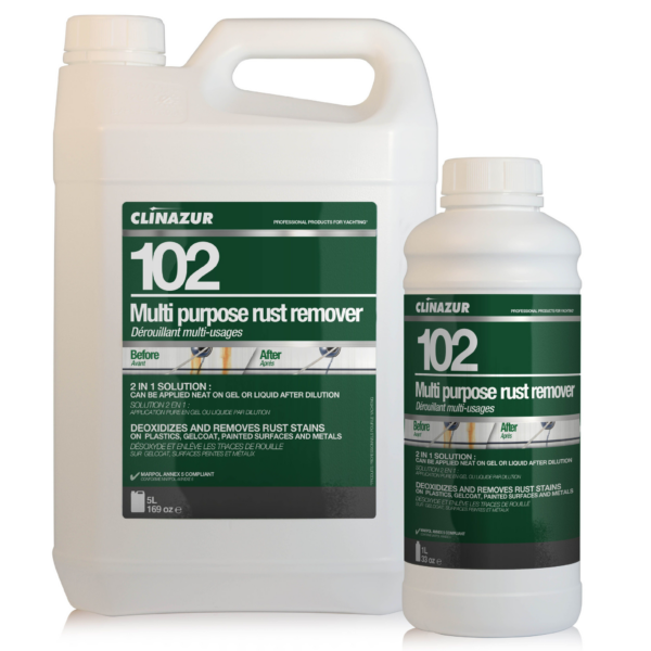 Clinazur 102 Multi Purpose Rust Remover-Αφαιρετικό Σκουριάς Καθαριστικά Cavo Yachting