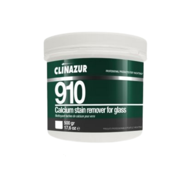 Clinazur 910 Calcium Stain Remover for Glass, 500gr, (ex.210) Cleaning Products Cavo Yachting